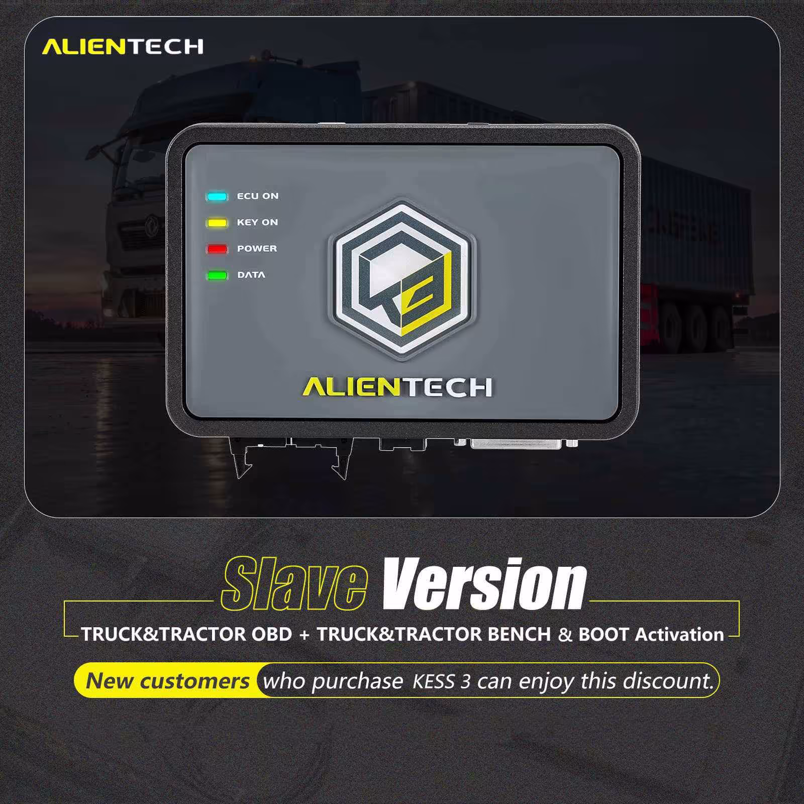 Alientech KESS V3 KESS3 の奴トトトラックトラクター OBD + トラックトラクターのベンチ ブート プロトコルの活性化のための新しいユーザーのトラックトラクター