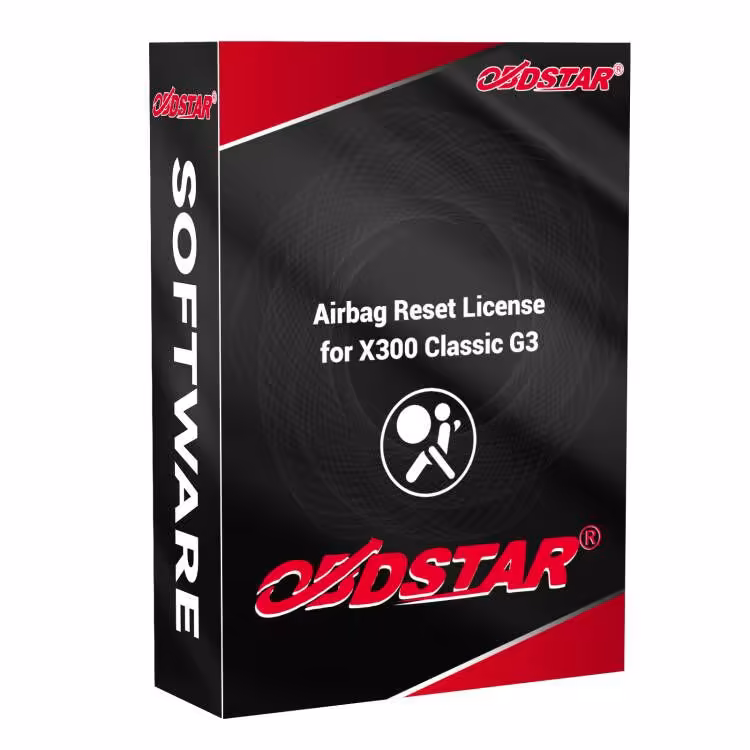 OBDSTAR X300 Classic G3のためのエアバッグリセット機能認可