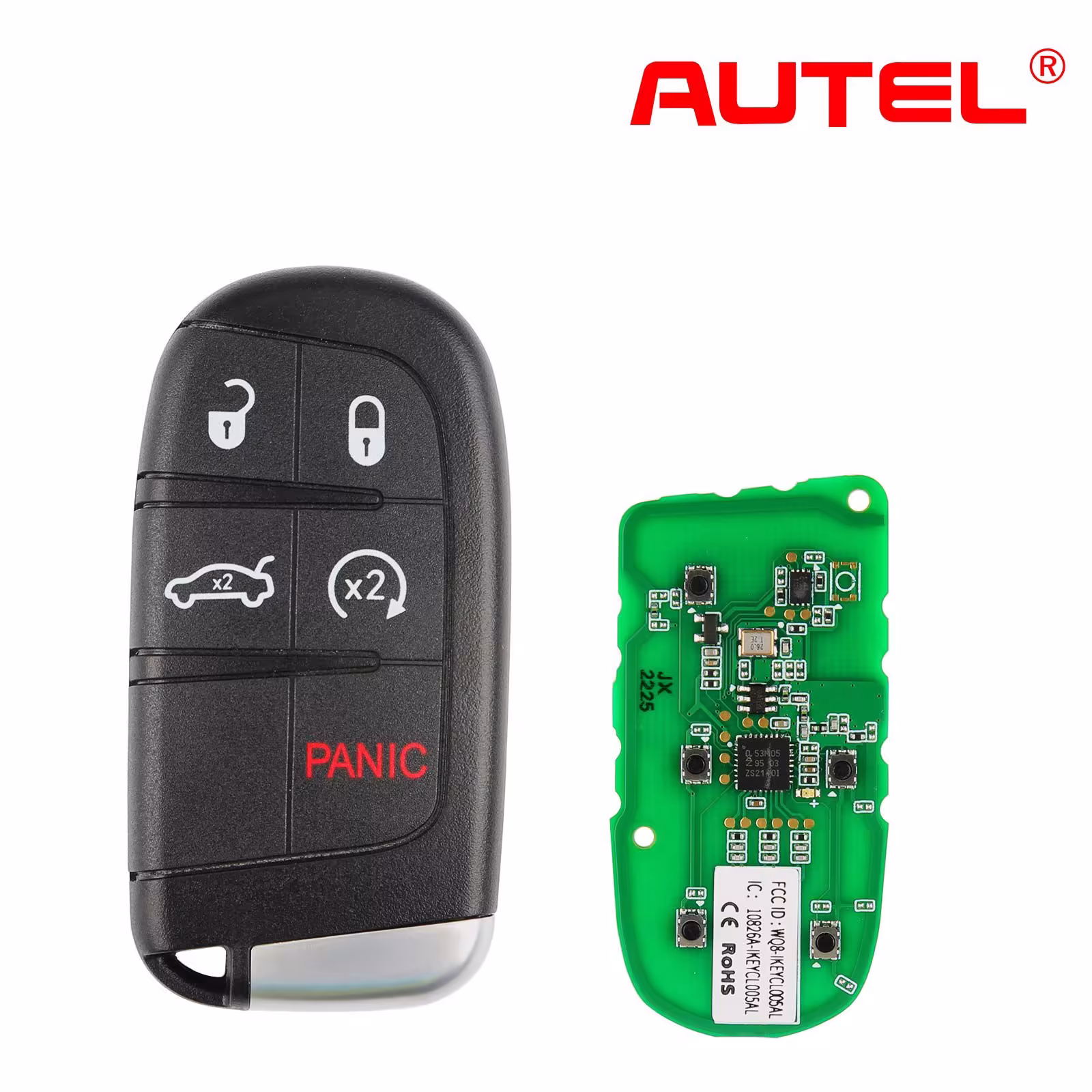 AUTEL IKEYCL005AL クライスラー 5 ボタン ユニバーサル スマート キー 5pcs/lot