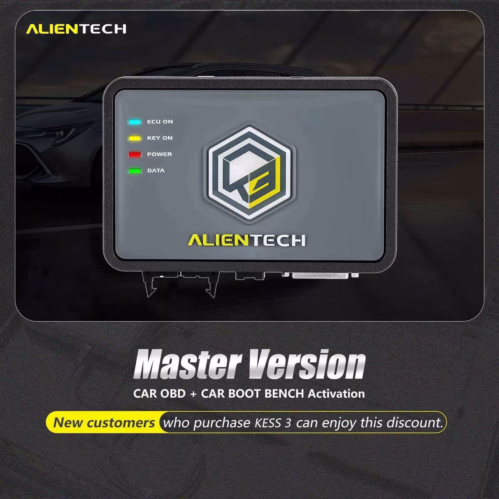 Alientech KESS V3 KESS3のマスターの新しいユーザーのための車OBD+車のブートベンチの活性化