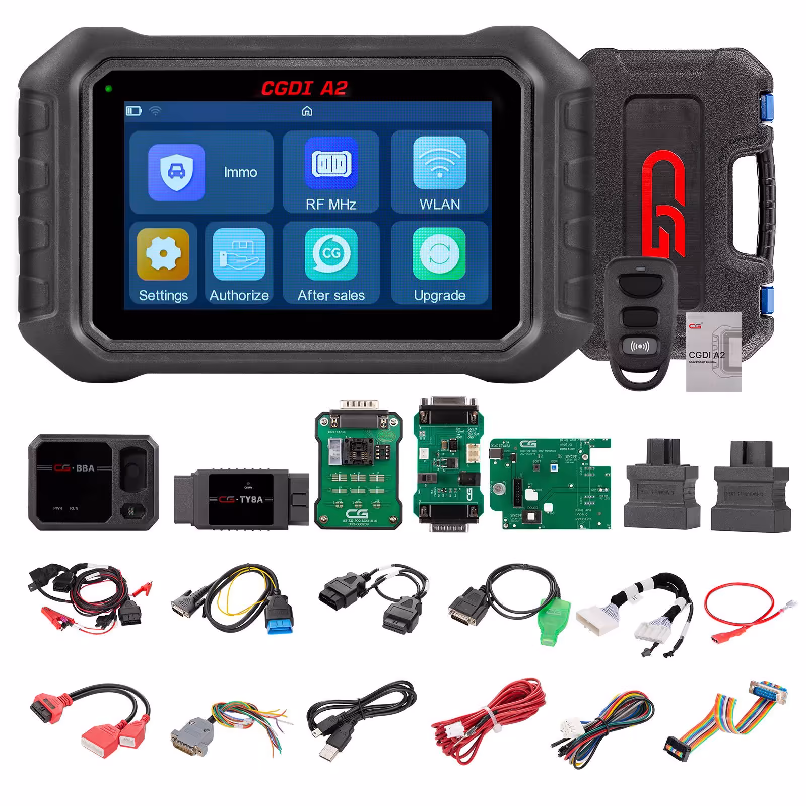 Programador de teclas CGDI A2 con Autorización de BMW y Benz para la programación de teclas BMW BDC2/ Cálculo EIS/ Contraseña/ Leer y escribir Key/ Generar el archivo de teclas