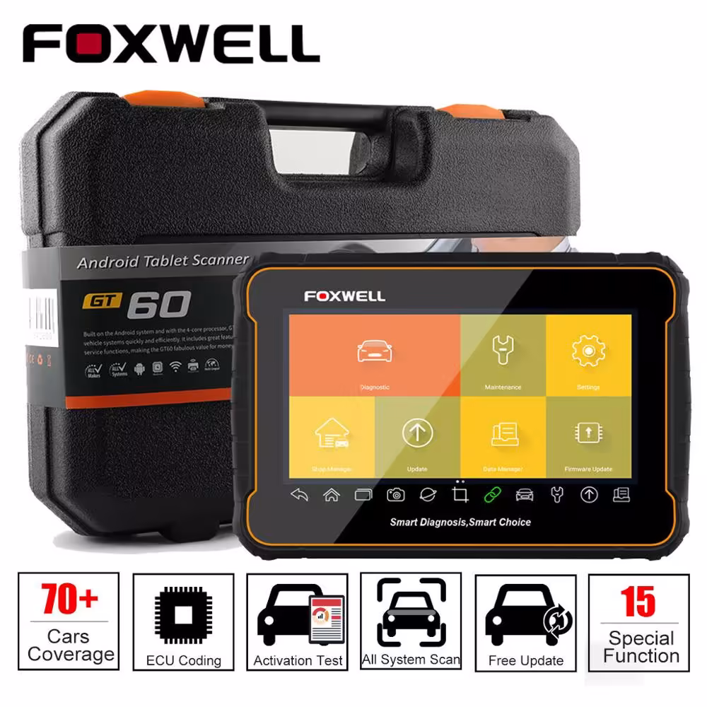 Foxwell GT60 プラス完全なシステム OBD2 の自動車スキャナー Actuation&Coding の出血 DPF コード リーダー OBD 2 の車診断ツール