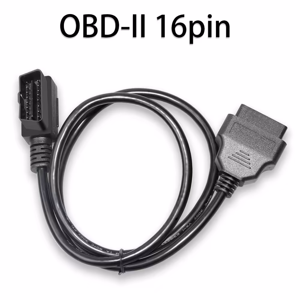 Obd2 16pinの男性から女性の拡張ケーブルの診断拡張器100cm