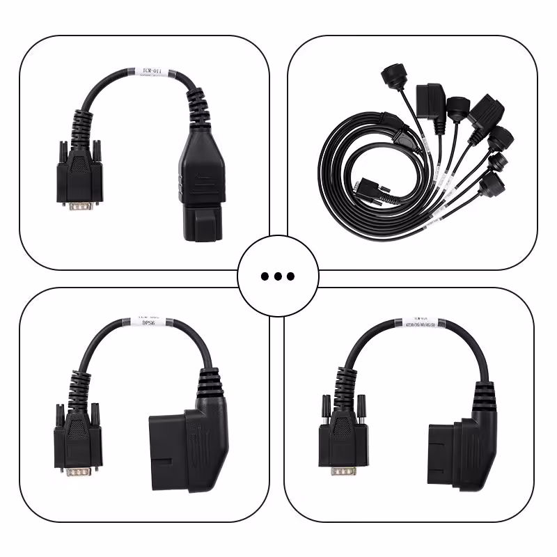 DQ200/DQ250/DL501/DL382/DQ380/VL381/MPS6/DPS6/VGS2/6HP/8HP/9HP/等のためのOBDSTAR TCMのコネクタ。OBDSTAR DC706およびX300クラシックG3との作業