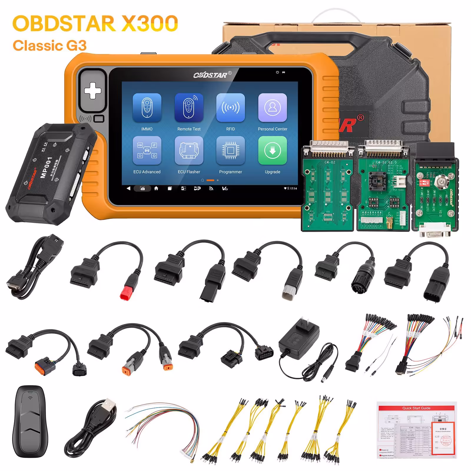 2025 OBDSTAR X300 古典的な G3 完全なバージョン サポート クラスター 校正、ECU フラッシャー、エアバッグ リセット、車/HD/E-Car/Moto/海洋のためのテスト プラットフォーム