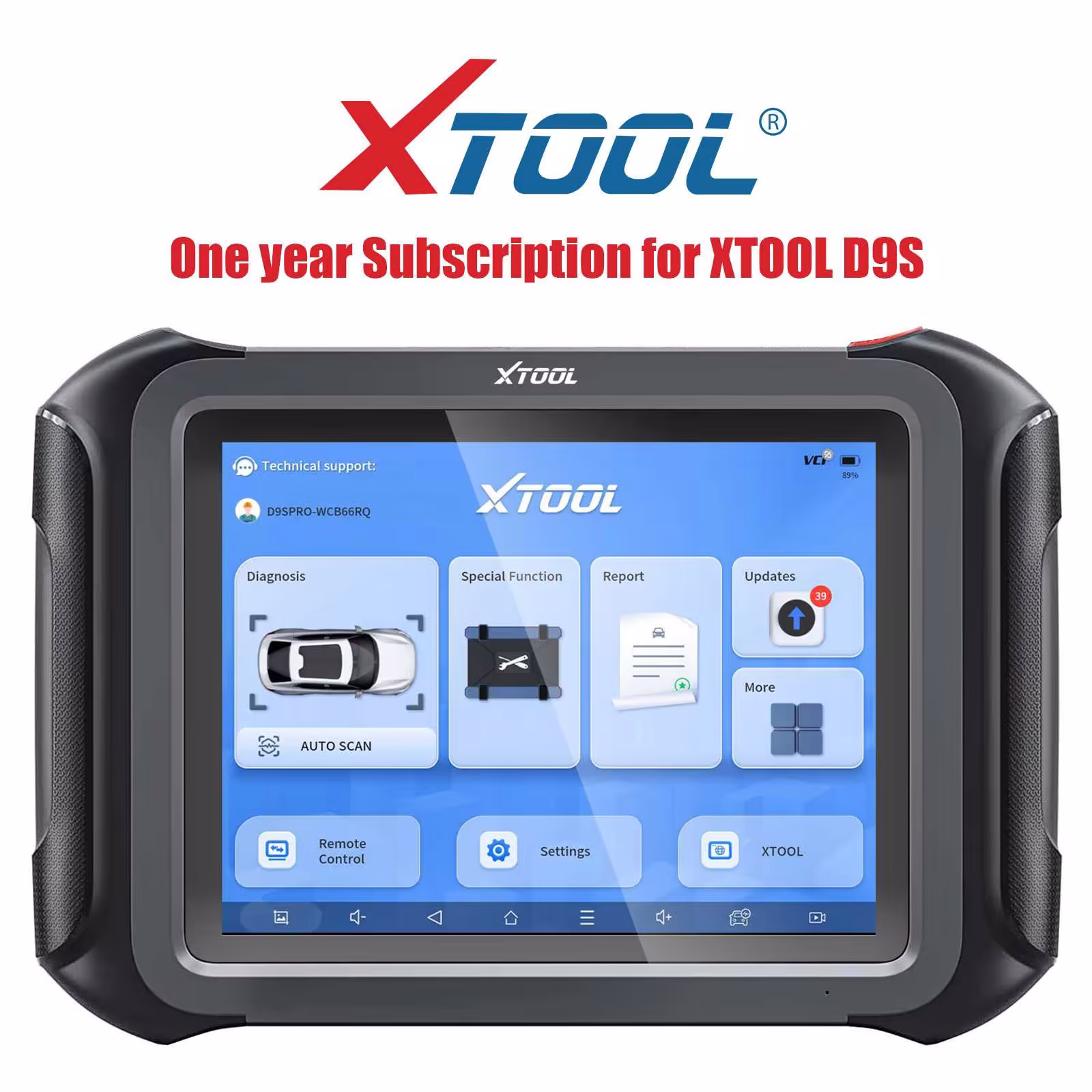 XTOOL D9Sの1年間の更新サービス
