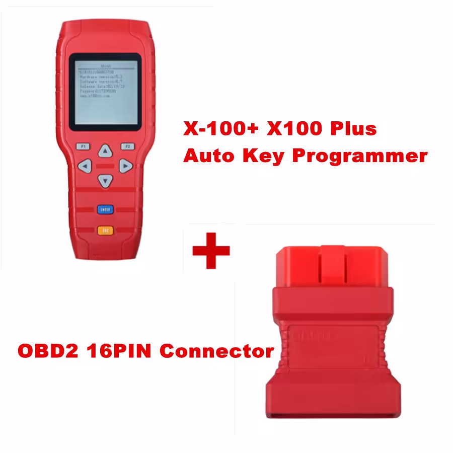 元のX-100+ X100プラス自動鍵プログラマープラスOBD2 16PINコネクタ