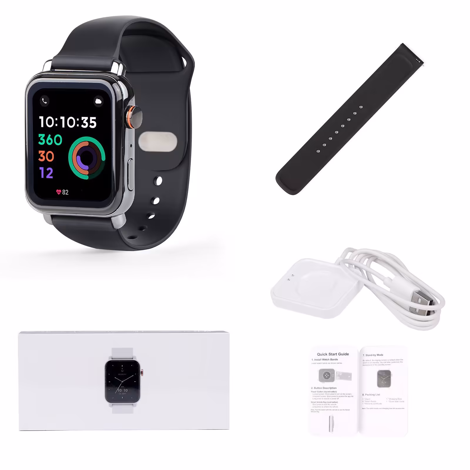 VCI 3-in-1 Wearable Device Smart Key+Smart Watch+Smart Phone Voice Control Lock/Unlock Doors トランク リモートなしの OTOFIX スマート キー ウォッチ