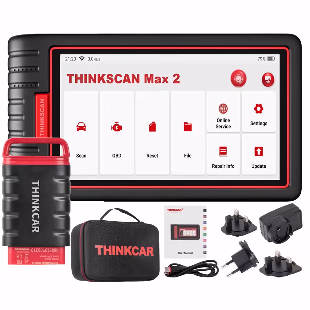 Thinkcar Thinkscan Max2 OBD2の走査器の専門的な完全なシステム28はOBD2の診断ツールの車の走査器ECUのコーディングOBDをリセットします