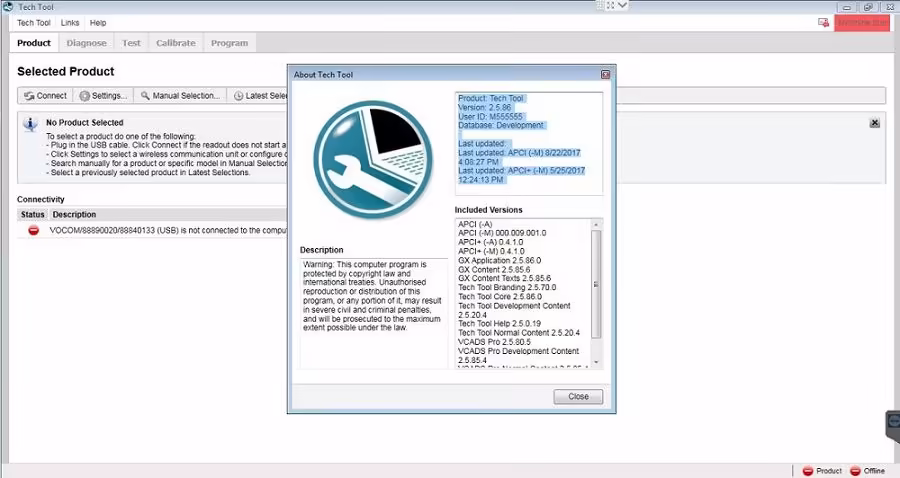 Techtool 2.5.87 Devtool v2 および Devtool バージョン3/および 4 および Volvo/Re-nault/Mack 用の最後の acpi + upadate で開発