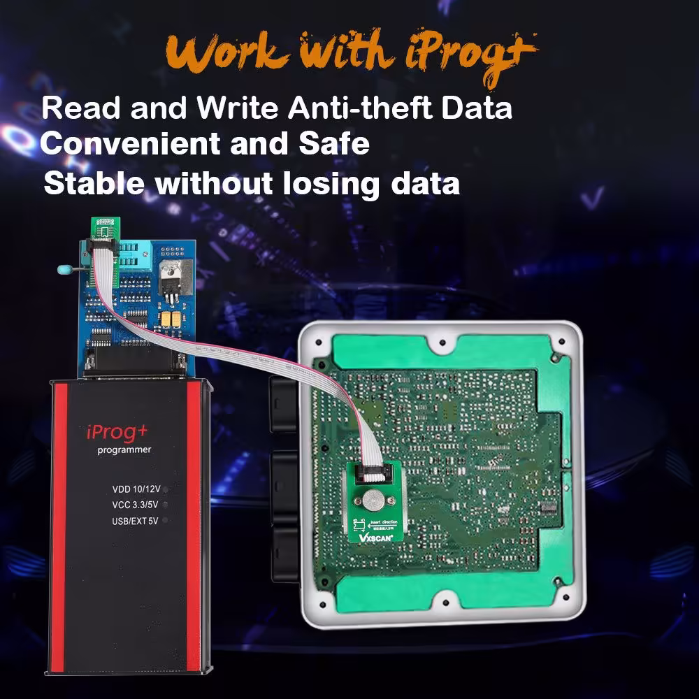 VXSCAN 8Pin Adapter BMW FEM-BDC 95128/95256 Chip Anti-theft Data Reading Adapter Work with VVDI Prog/CG Pro 9S12/Orange5/iProg+ /UPA USB Programmer