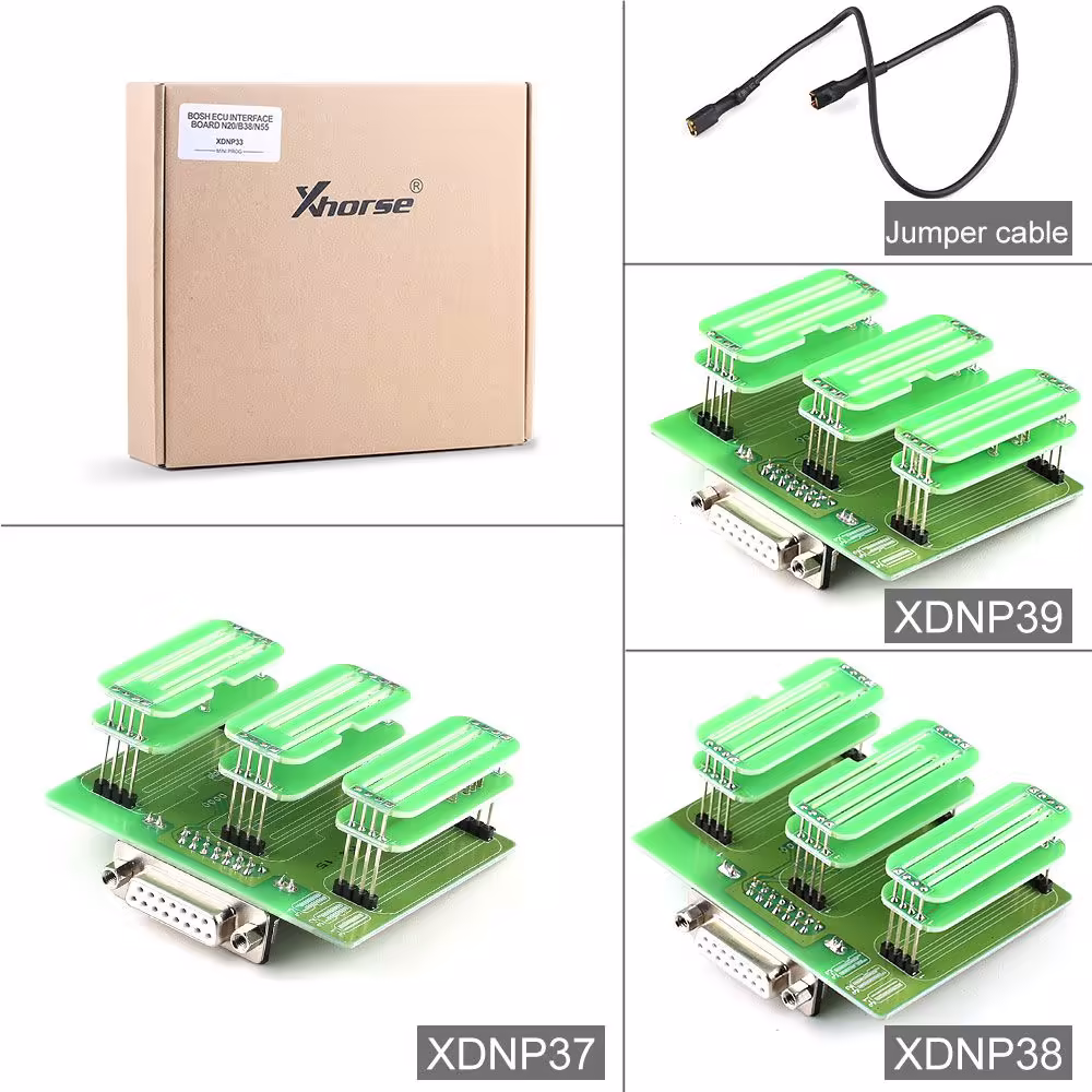 BMW N20 B38 N55 ECU インターフェイス ボード セット 3pcs (XDNP37 XDNP38 XDNP39) のための Xhorse XDNP33 アダプター