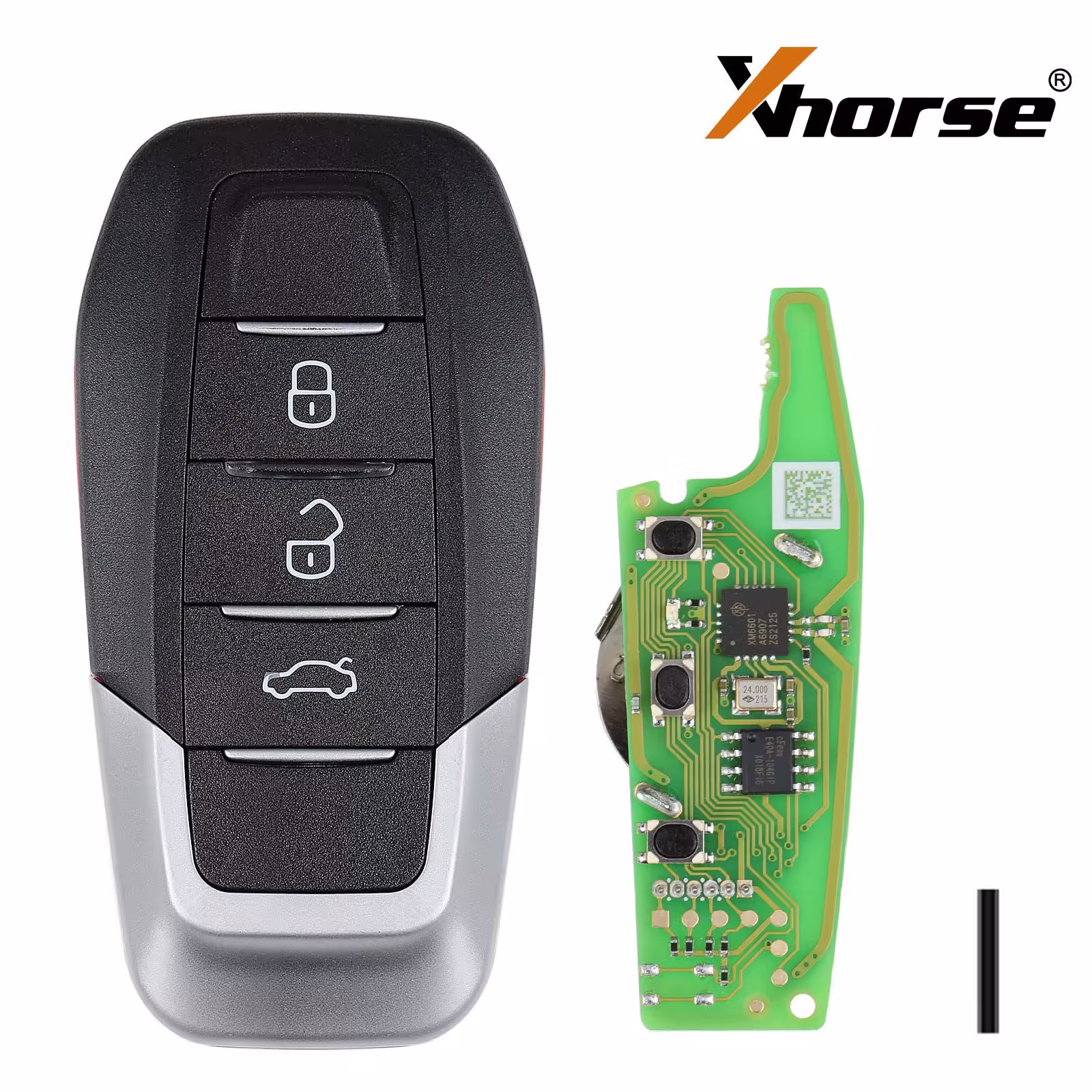 最新のXHORSE XKFEF1EN FA.LLフェラーリ3ボタン明るい赤折りの普遍的なリモートキー5pcs/lot