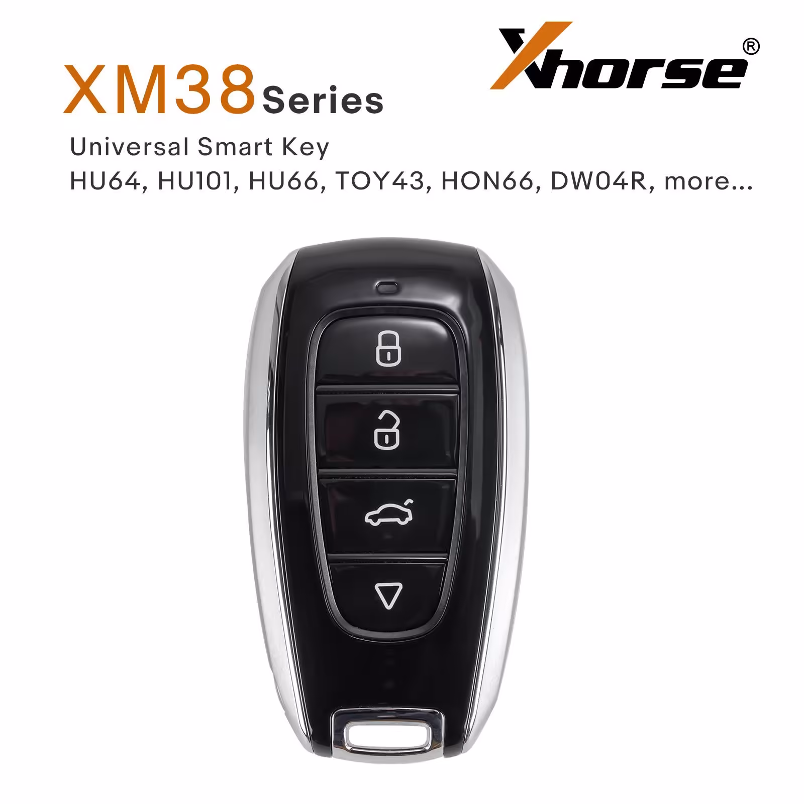 XHORSE XXSSBR0EN SU.BR スタイル 4 ボタン XM38 シリーズ ユニバーサル スマート キー 5pcs/lot