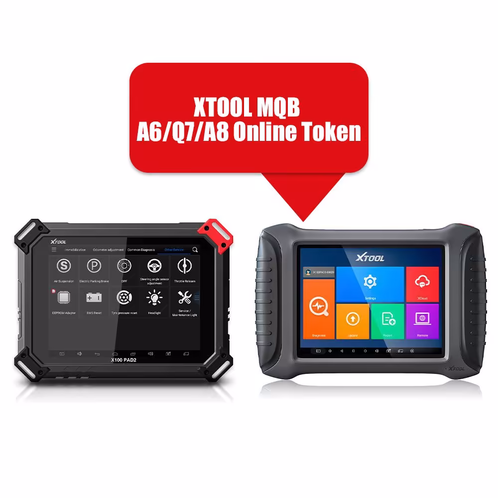 X100 PAD2/PAD2 Pro/PAD3と互換性のあるXTOOL MQB A6/Q7/A8オンラインプログラミングトークン