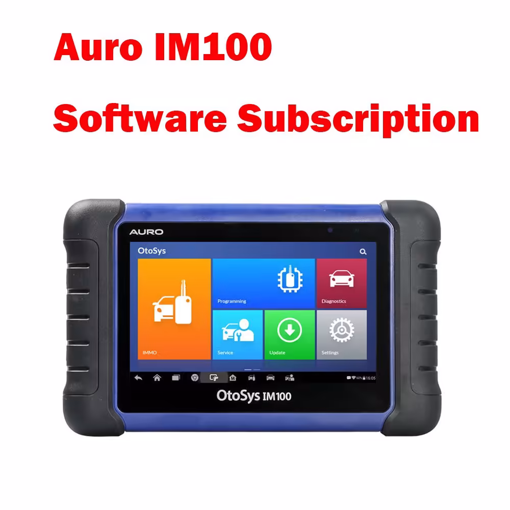 1 Year Software Subscription for AURO OtoSys IM100 Automotive Diagnostic and Key Programming Tool
