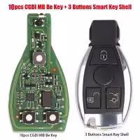 50pcs Original CGDI MB Be Key V1.3 with Smart Key Shell 3 Button for Mercedes Benz Get 10 Free Tokens for CGDI MB