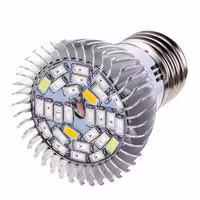 New 28W E27 LED Grow Lamp Flower Seed Plants Hydroponic Grow Light Lamp Bulb Full Spectrum Plant Light Lighting