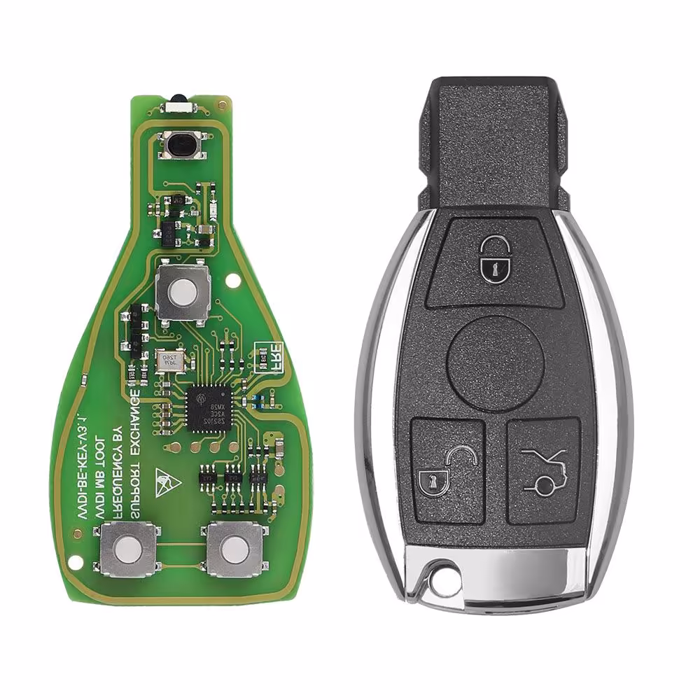 5pcs Xhorse VVDI BE Key Pro with Smart Key Shell 3 Buttons for Mercedes Benz Get 5 Free Token for VVDI MB Tool
