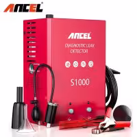 ANCEL S1000 Automotive EVAP Smoke Machine Vacuum Leak Detector 12V Built-in Air Pump for Motorcycle Car Light Truck Boat