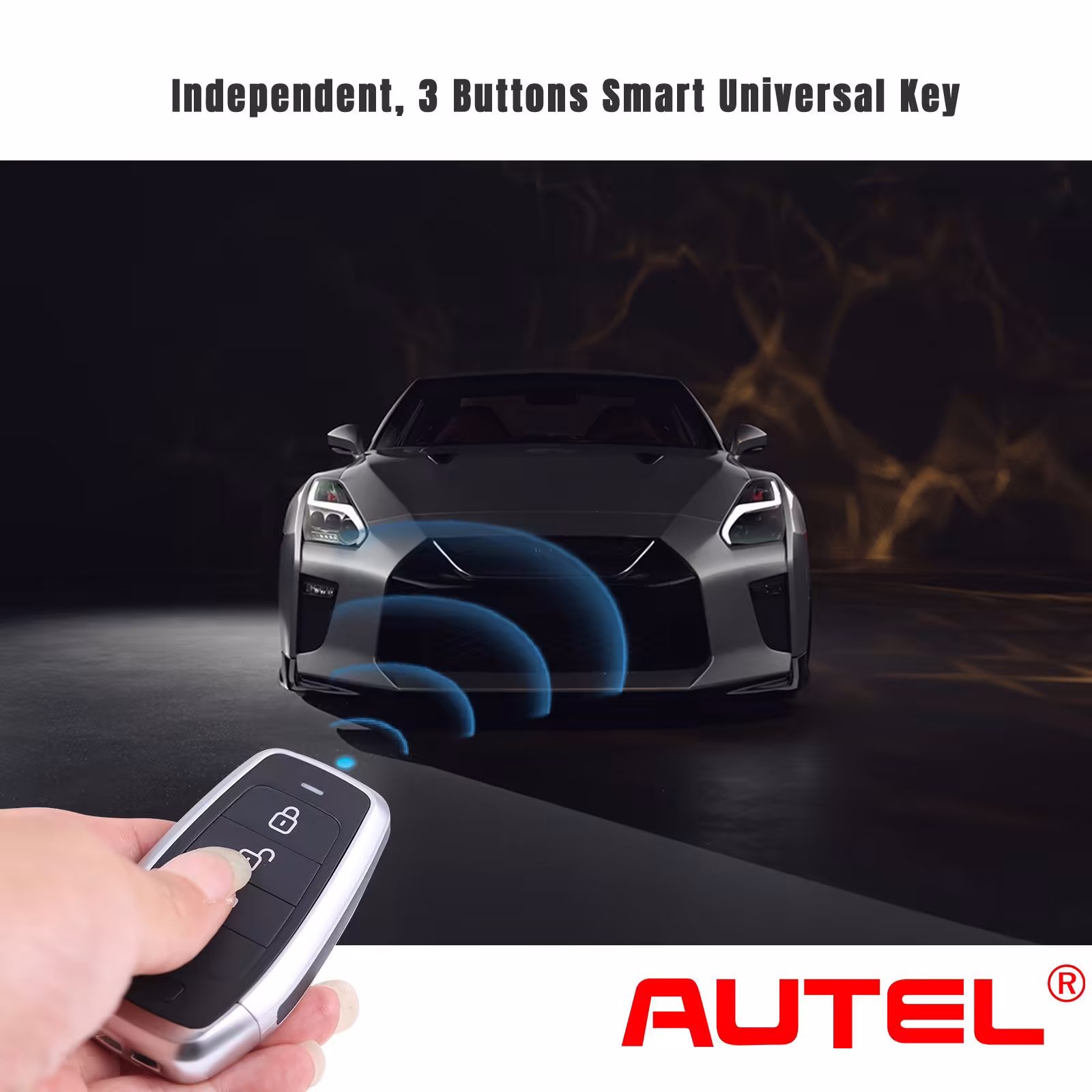 AUTEL IKEYAT003AL 3 Buttons Independent Universal Smart Key 5pcs/lot