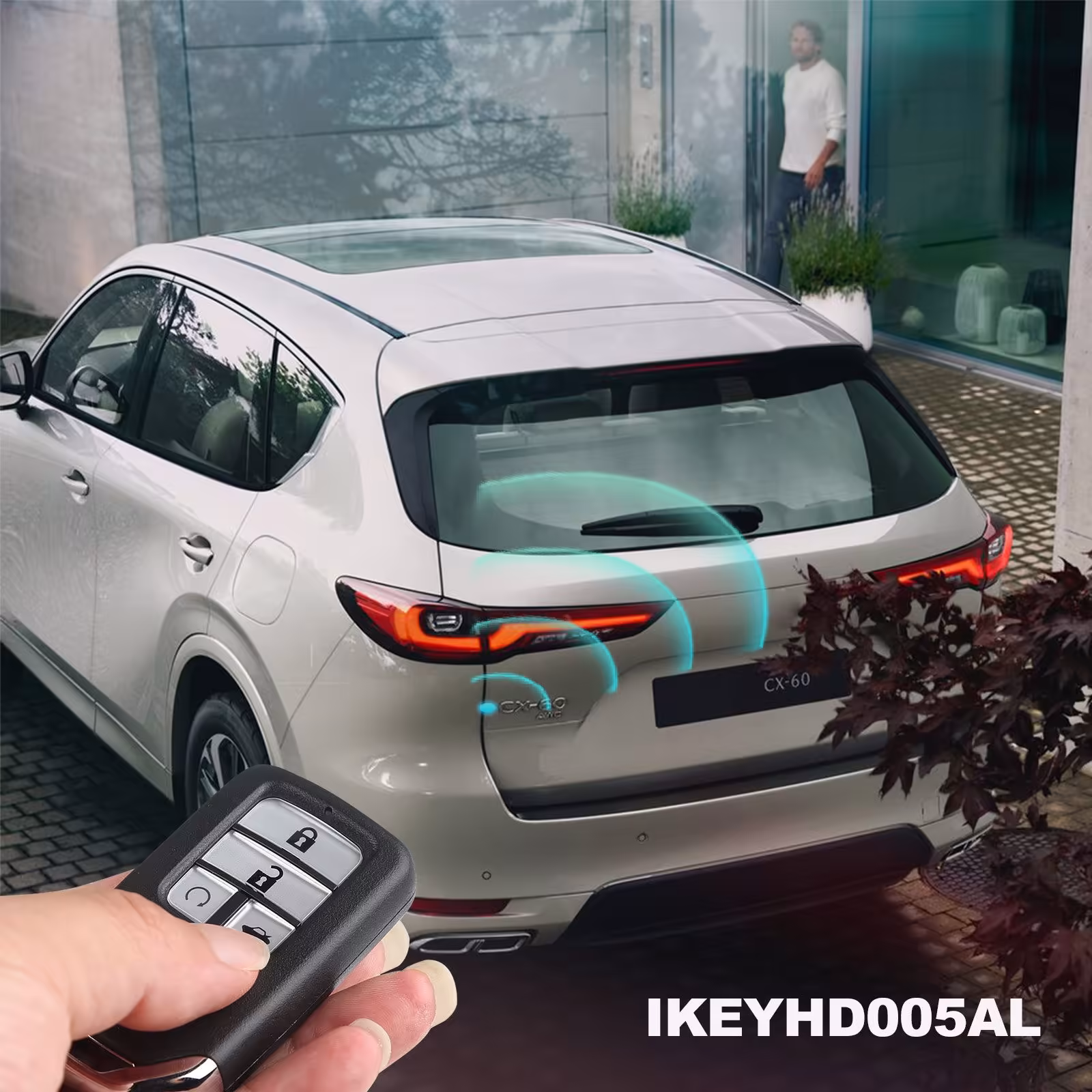 AUTEL IKEYHD005AL Honda 5 Buttons Universal Smart Key 5pcs/lot