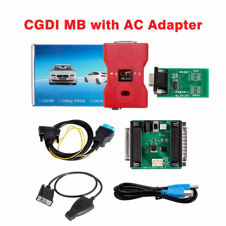 OBDによってデータ取得のためのメルセデス W164 W204 W221 W209 W246 W251 W166とのACアダプターの作業のCGDI MB