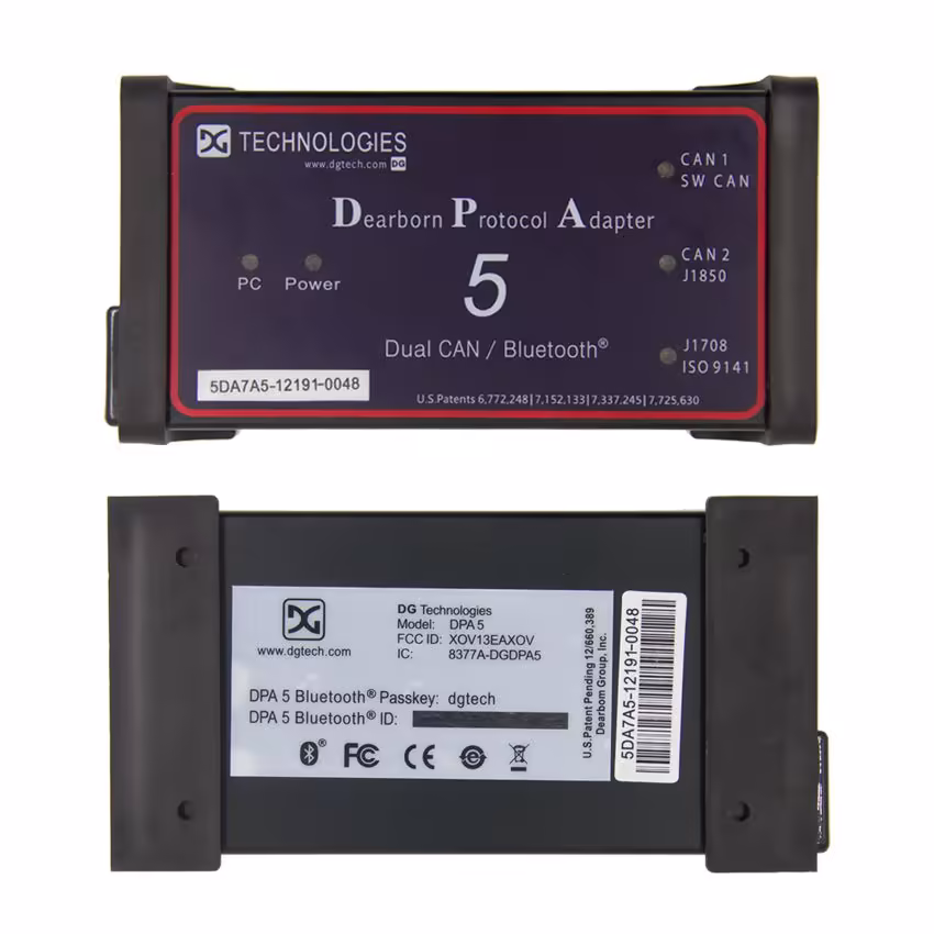 DPA5 Dearborn Protocol Adapter 5 Heavy Duty OBD2 Truck Scanner DPA 5 Diesel Heavy Duty Diagnostic Tool Without Bluetooth