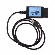 USB ELM327 V1.4 Plastic OBDII EOBD CANBUS Scanner with FT232RL Chip Software V2.1