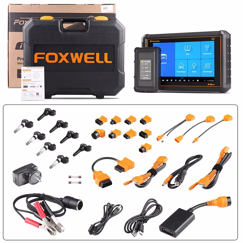 Foxwell i75TS Premier Online Programming Diagnostic Tool with 35 Service Reset Functions Support TPMS Programming
