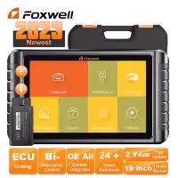 FOXWELL NT909 OBD2 Bidirectional Scanner ECU Coding All System Car Diagnostic Tools CAN-FD/DOIP FCA AutoAuth Scanner