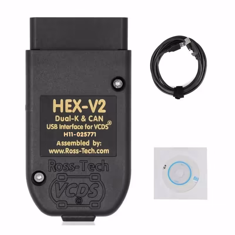 HEX-V2 HEX V2 Dual K & CAN USB VAG Unlimited VIN Enthusiast Interface with Latest V-CDS Software Support  Firmware Update