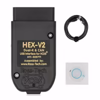HEX-V2 HEX V2 Dual K & CAN USB VAG Unlimited VIN Enthusiast Interface with Latest V-CDS Software Support  Firmware Update