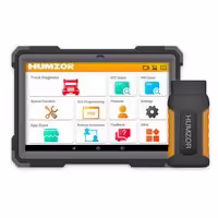 HUMZOR ND566 Elite Heavy Duty Truck Full System Diagnostic Scanner for Engine ABS Airbag DPF Odometer Adjustment Diesel OBD