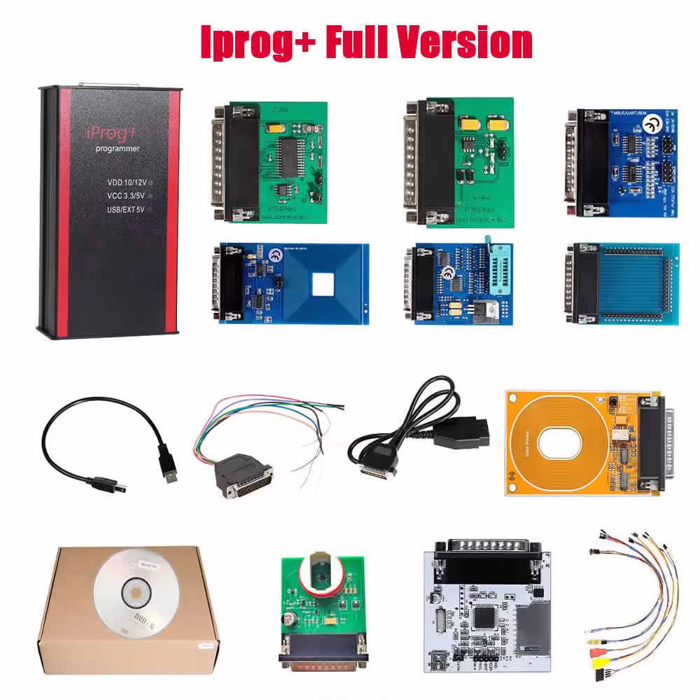 プローブ アダプター + IPROG プラス PCF79xx SD カード アダプター + ユニバーサル RDIF アダプター の V87 Iprog+ Pro プログラマー フル バージョン