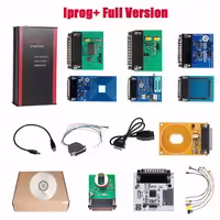 V87 Iprog+ Pro Programmer Full Version with Probes Adapters + IPROG Plus PCF79xx SD Card Adapter + Universal RDIF Adapter