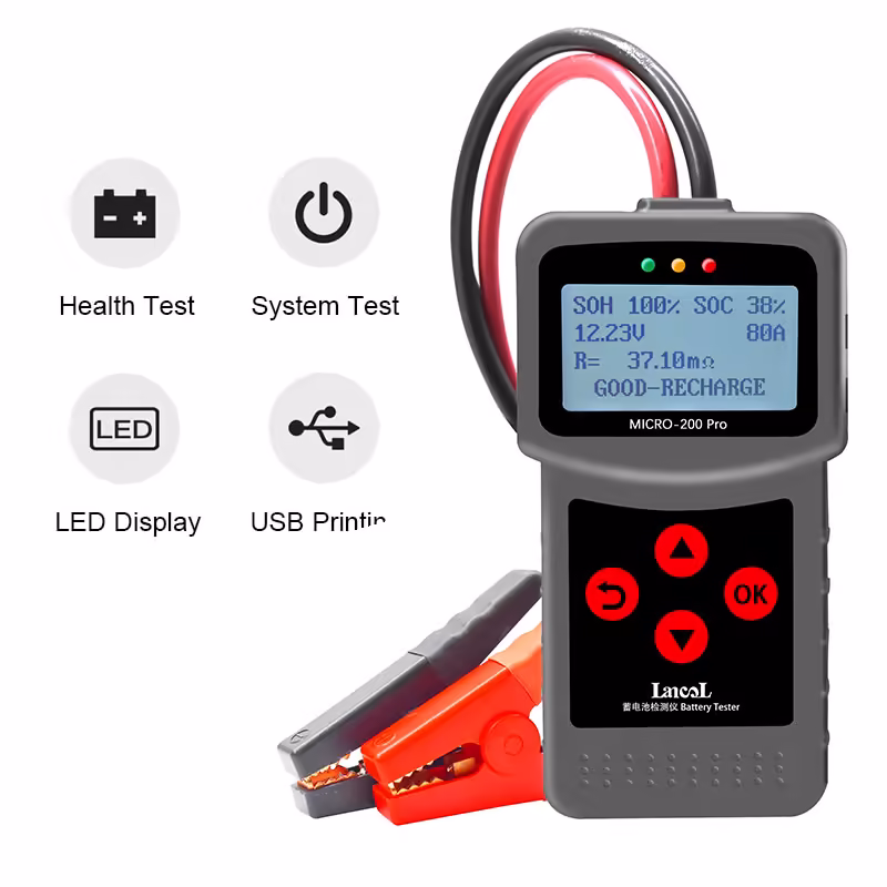 ガレージワークショップ自動工具のためのLancol Micro200Pro 12v電池容量テスター車電池テスター機械