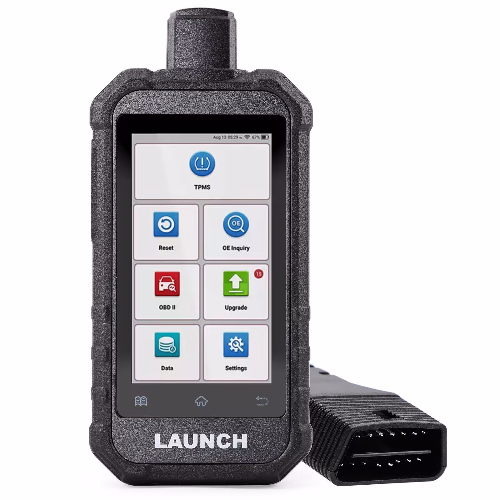 2025発射のクリーダーTPMS 5011 V2 TPMSの活性化診断ツールWIFIのアップグレード 12のリセット機能は315/433MHZおよび2.4Ghzのタイヤ圧力センサーを活性化します
