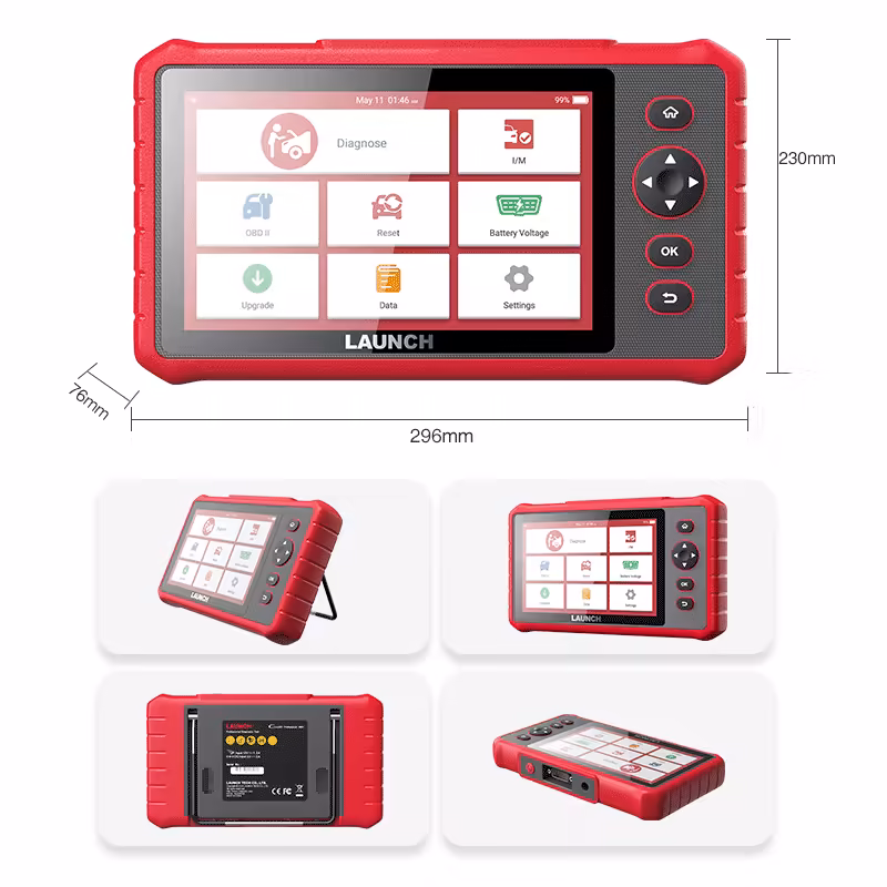 LAUNCH X431 CRP909X OBD2 Scanner All Full System ECU DPF TPMS Diagnostic Tool Automotive  Professional Auto Scan PK X431