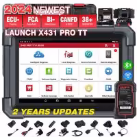  2025 LAUNCH X431 PRO TT Bidirectional Scan Tool with DBSCar VII Connector 37+ Reset ECU Online Coding CANFD Key IMMO