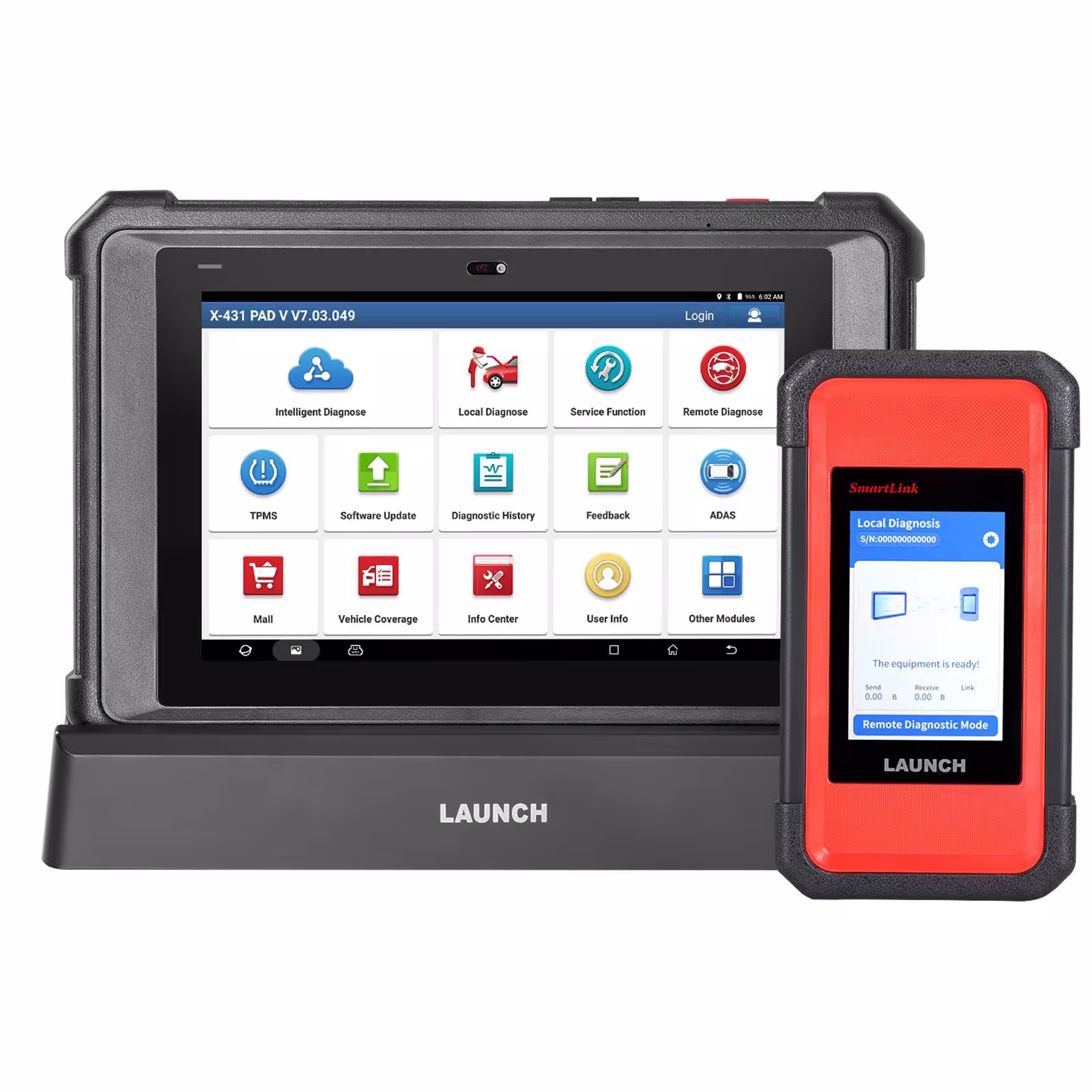 2025年 Smartlink CのサポートECU/ECMのオンラインプログラムトポロジーマップCAN/CANFD/DoIP 60+サービスが付いているX431 PAD V Elite J2534ツールを打ち上げます