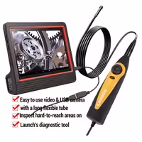 LAUNCH X431 VSP600 VSP-600Camera Videoscope HD IP67 2M Cable 6 adjustable LED lights Mirco USB Type-C Borescope Video Inspection