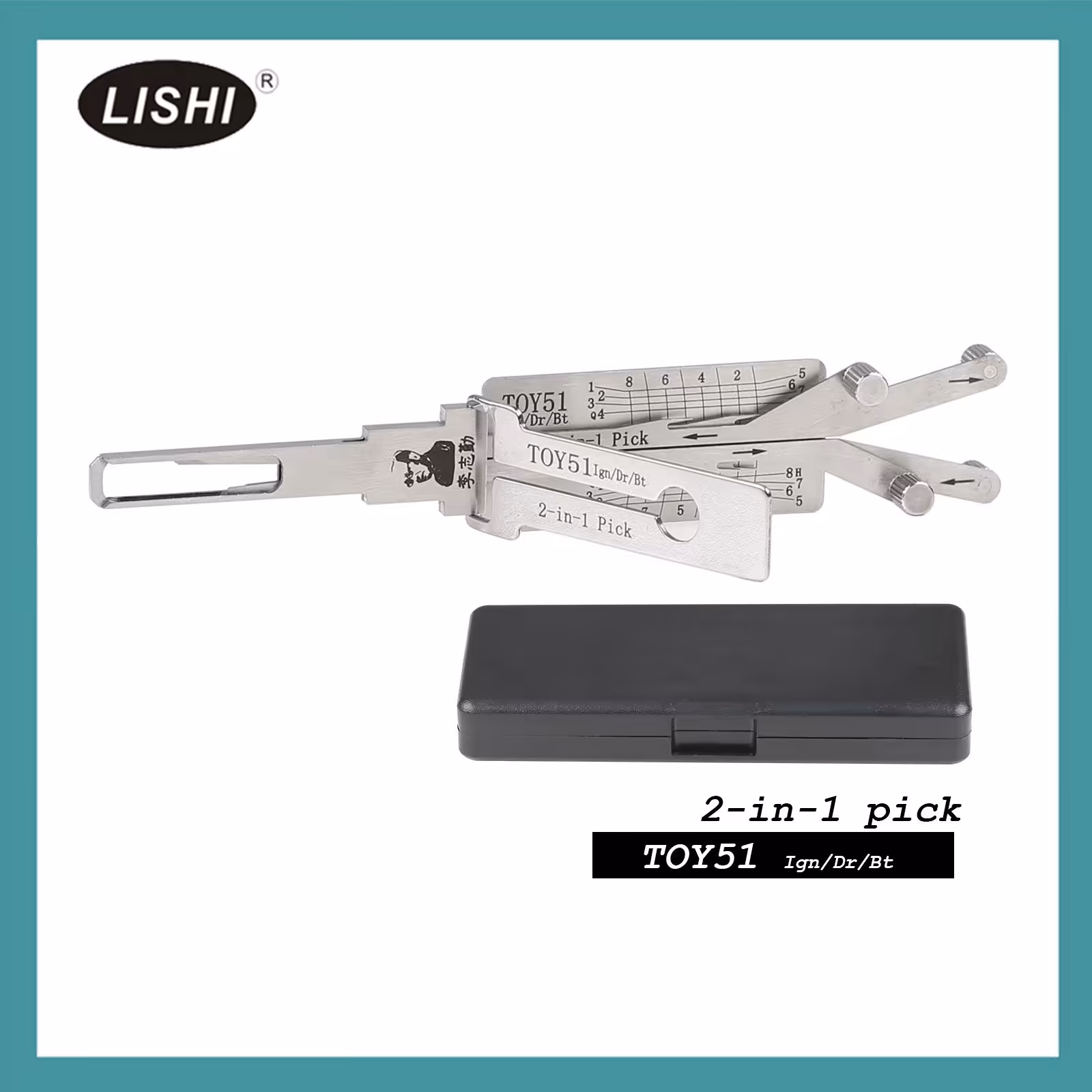2022年新しいLISHI TOY51垂直フライシング8ビット4トラックルノシトロエンスマート4ビットディープ2イン1ツール