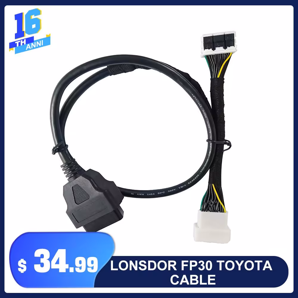 トヨタ2022-8A-BAおよびPINコードなしの4A近接のための最新のLonsdor FP30 30 PINケーブルはK518ISE K518Sと動作します