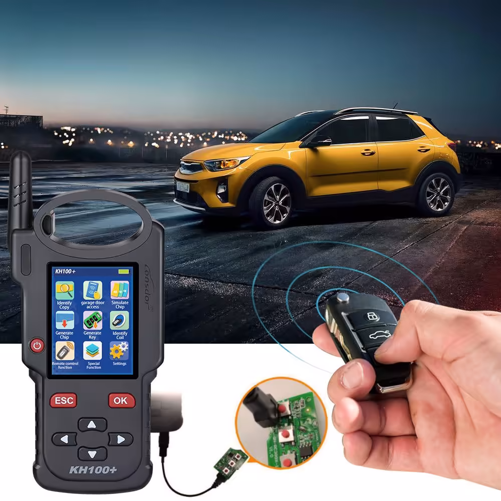 Lonsdor KH100+ Remote Key Programmer Latest Handheld Device Update Version of KH100