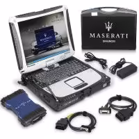 MDVCI Maserati Detector Support Programming and Diagnosis with Maintenance Data Installed on Panasonic CF19 Ready to Use