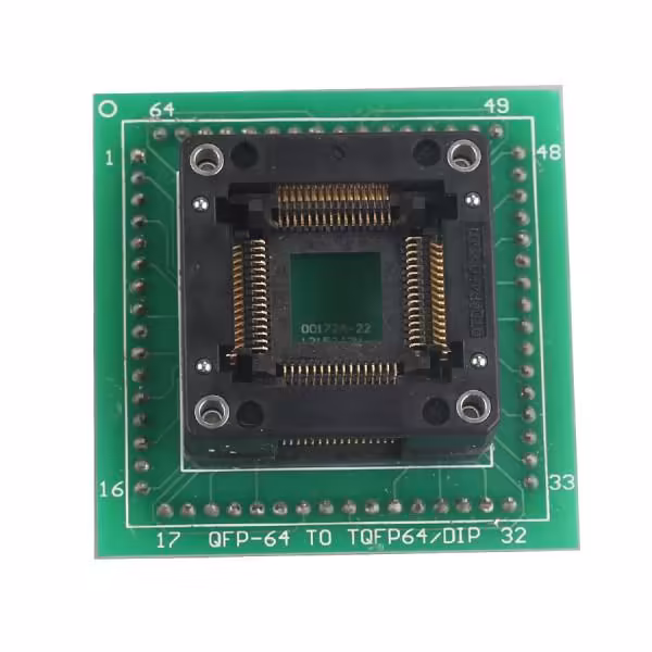 Motorola HC05 HC08 QFP64 Adapter for ETL Programmer and XPROG-M