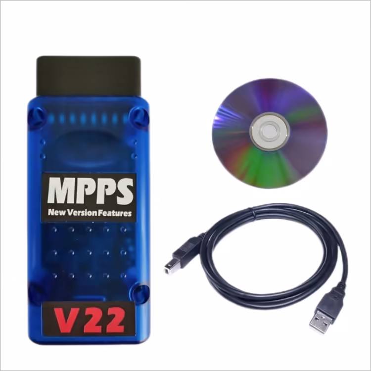 MPPS V22 ECU Master MPPS V22 OBDII ECU Chip Tuning Scanner Better Than MPPS V18 V21 Support Multi-Language