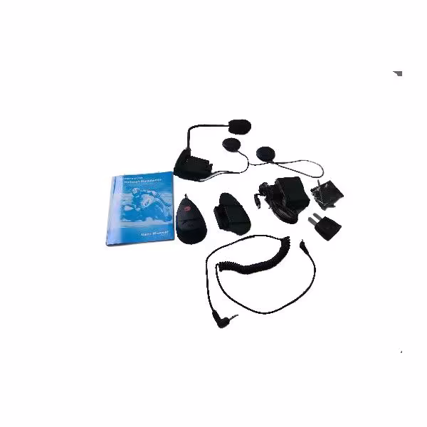 新しい100Mオートバイ ヘルメット ヘッドセット インターコム Bluetooth ハンドフリー キット 2pcs/lot