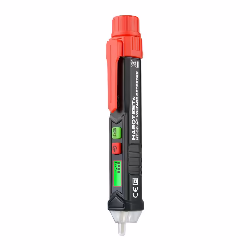 Non Contact Voltage Detector AC Power Indicator 12~1000v Sound Light Alarm Electric Sensor Smart Auto Detect Pen Wiring Detector